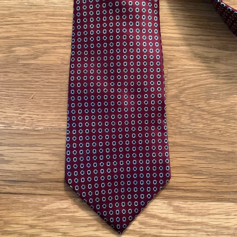 Christian Dior Tie Silk Made in USA Woven in Italy